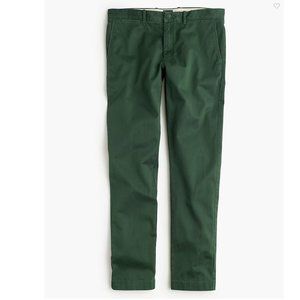 J. Crew 484 Slim-Fit Stretch Chino Pants (Pine Green; 33/32)